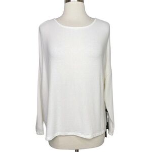 Stitch Fix l Copper Key Cream Scoop Neck Soft Brushed Knit Top, Medium